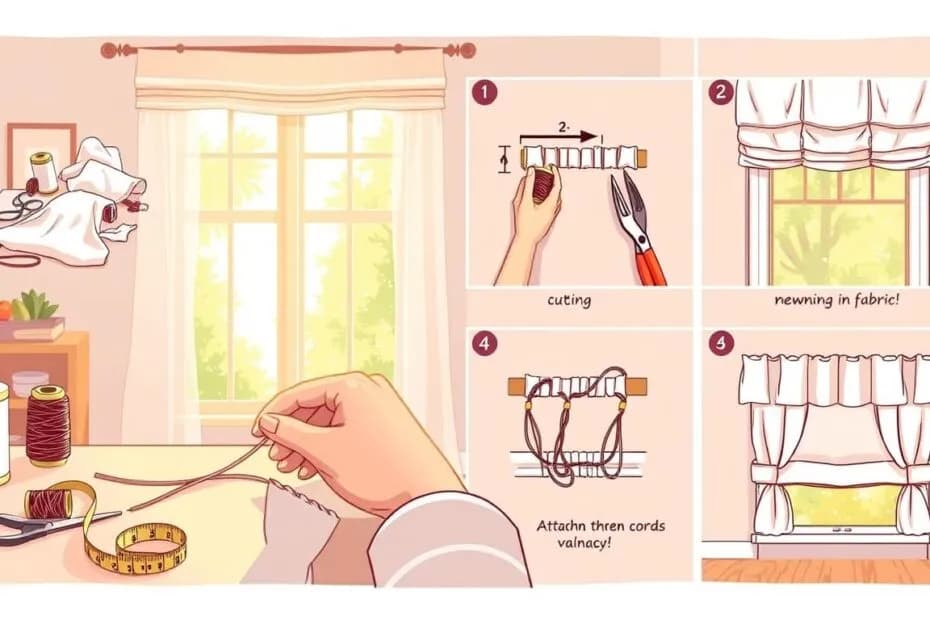 Jak uszyć rzymskie rolety: proste kroki i najczęstsze błędy