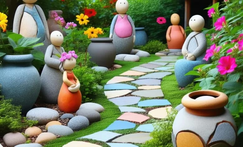 Ozdoby z kamienia do ogrodu jak zrobić samemu - kreatywne projekty DIY