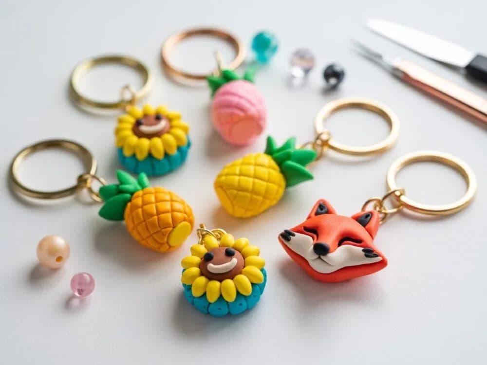 Twórz unikalne breloczki DIY - proste pomysły i materiały krok po kroku